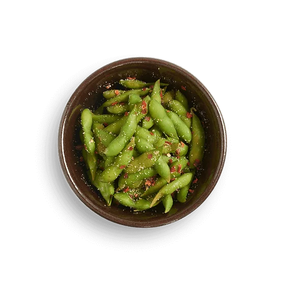 Wagamama Edamame with chilli + Garlic salt